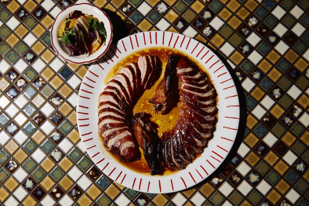 Duck a l'orange at Firebird in Prahran